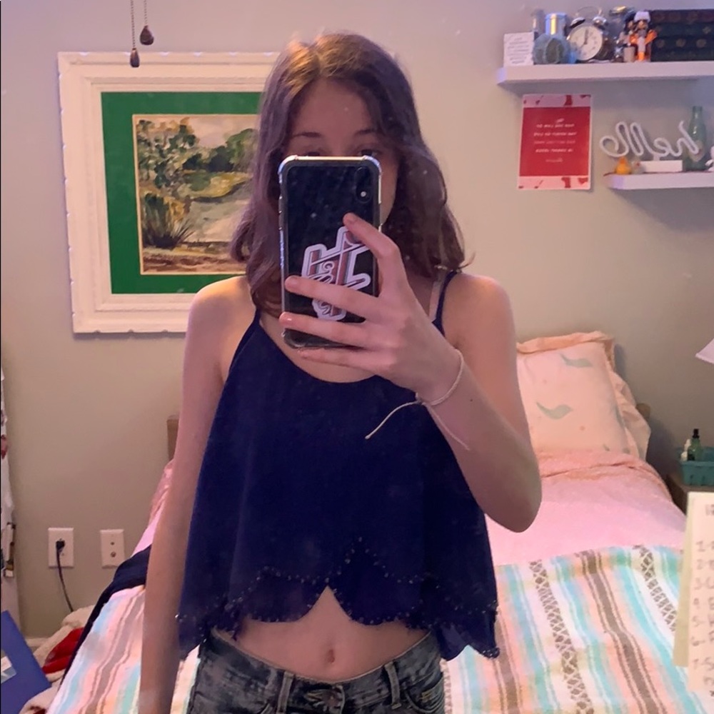 Sequined crop top! WILL ACCEPT TRADES AND OFFERS